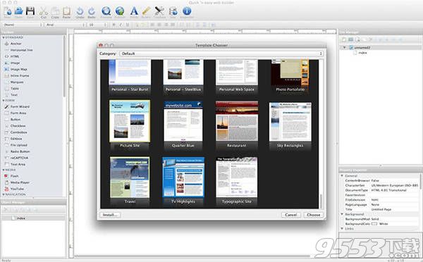 Quick Easy Web Builder Mac版(网页制作工具)