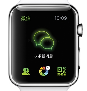 Apple Watch 微信朋友圈怎么玩?微信Apple Watch用法