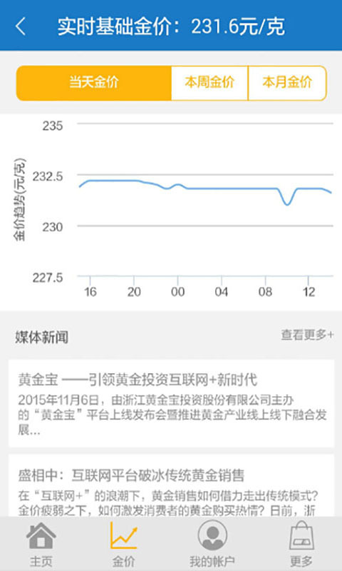 手机黄金宝下载-黄金宝app安卓版v2.0.1图1