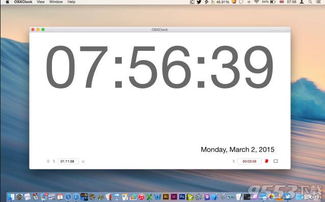 OSXClock for Mac(电脑闹钟)