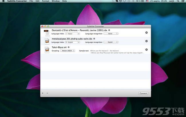 Subtitle Converter mac版(字幕转换工具)