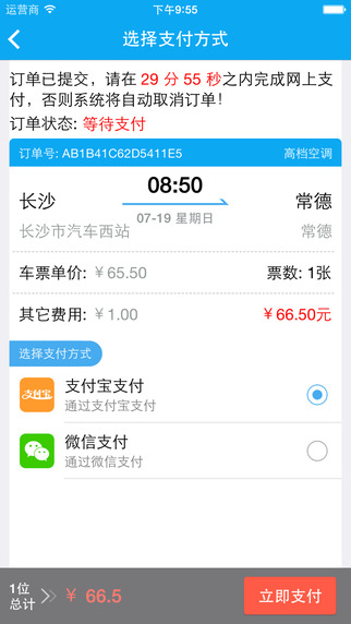 阿里汽车票iPhone版截图4