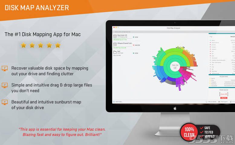 Disk Map Analyzer(磁盘清理) for Mac