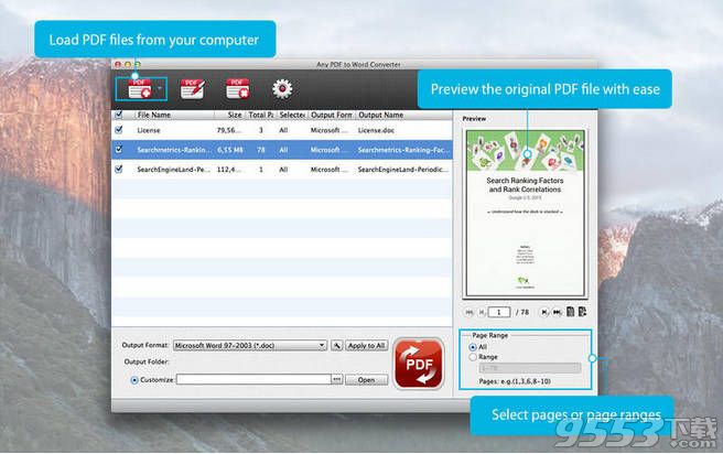 Any PDF to Word Converter Mac版(pdf转word)