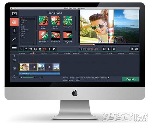 Movavi Video Editor Mac版(视频编辑)
