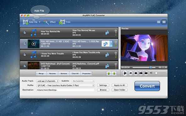 AnyMP4 FLAC Converter Mac版(FLAC转换器)