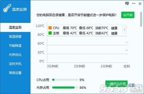 炎炎夏日，快用温度监测给您的电脑量量体温！