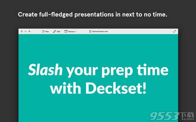 Deckset Mac版(幻灯片制作软件)