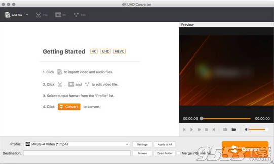 4KUHD Converter Mac版(4k视频转换器)