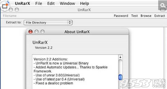 UnRarX for mac(解压缩软件)