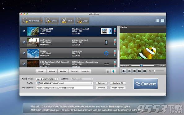 VideoMagic Mac版(视频格式转换)