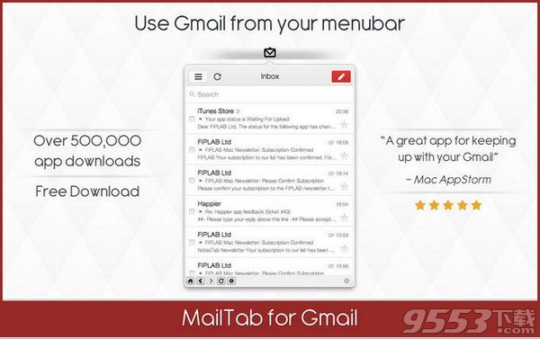 Gmail邮箱登陆器下载|ailTab for Gmail Mac版 v