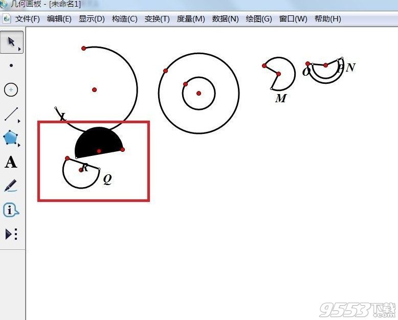 几何画板怎么画圆 几何画板如何绘制有关圆的图形