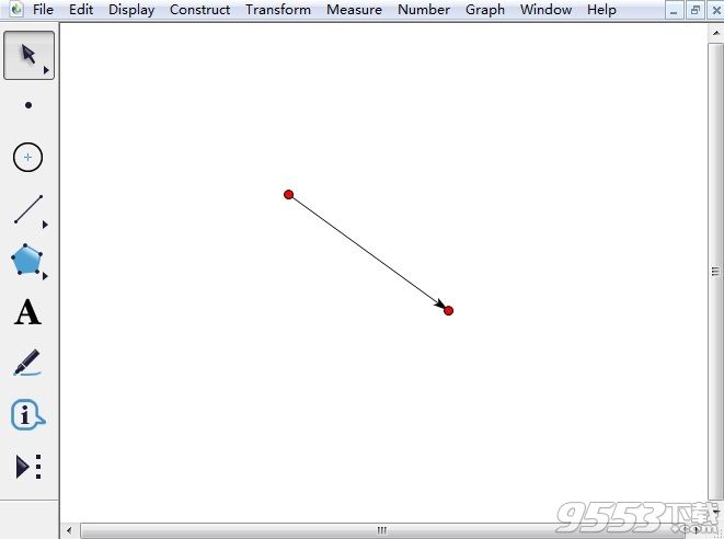 几何画板怎么绘制箭头 几何画板如何绘制带箭头的坐标轴