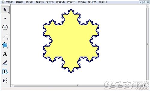 几何画板怎么绘制雪花图案 如何用几何画板绘制雪花图案教程