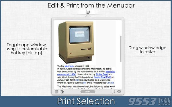 Print Selection Mac版(打印软件)