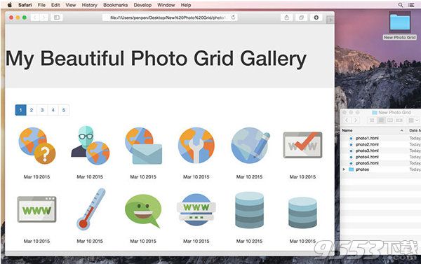 Responsive Photo Grid Mac版