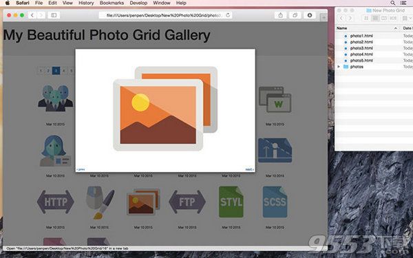 Responsive Photo Grid Mac版