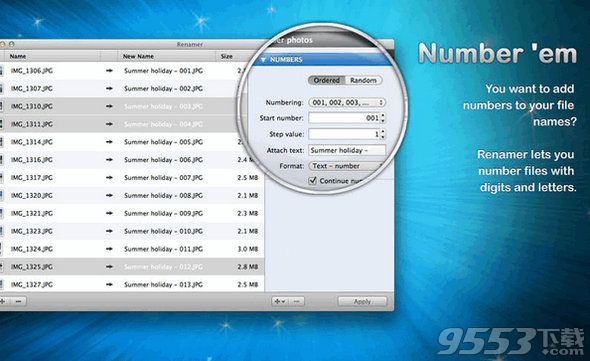 Renamer(文件批量改名)Mac版