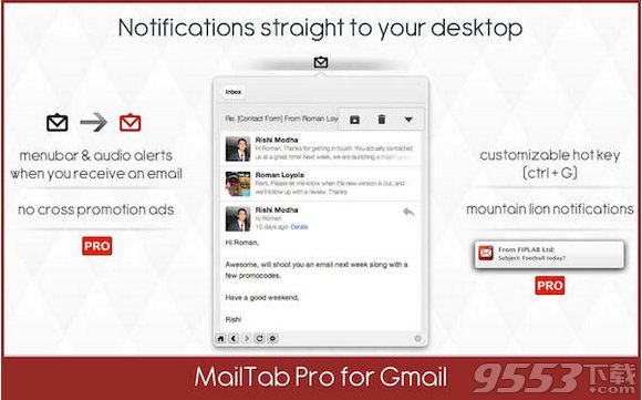 MailTab Pro For Gmail Mac版