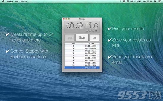 Stoppy Mac版(秒表计时器)