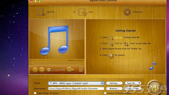 BigaSoft Audio Converter for mac