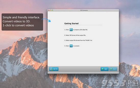 3D Converter for Mac(2d視頻轉(zhuǎn)3d)