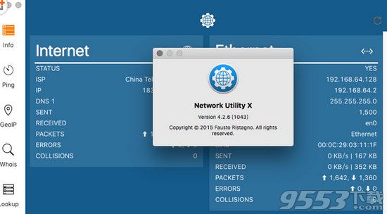 Mac网络信息检索工具|Network Utility X for Ma