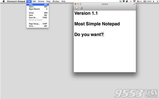 Clemenzas Notepad Mac版(记事本)