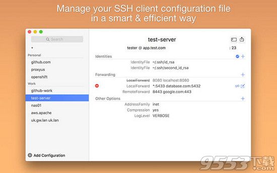 SSH Config Editor Mac版(ssh工具)