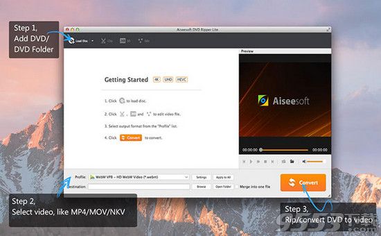 Aiseesoft DVD Ripper Mac版(格式转换软件)