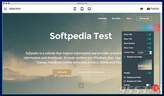 Mobirise Mac版(网站建设工具)