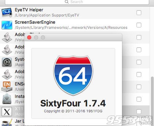 SixtyFour for Mac(应用程序打开设置)