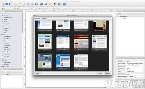 Quick Easy Web Builder Mac版(网页制作工具)