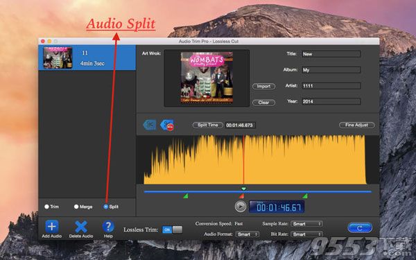 Audio Edit Lossless Lite Mac版