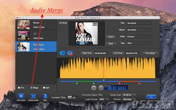 Audio Edit Lossless Lite Mac版