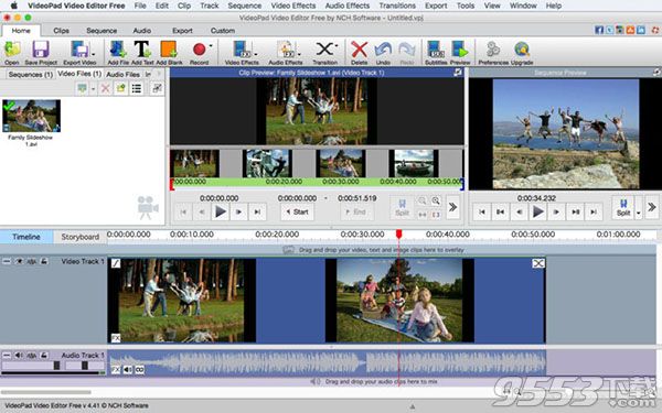 VideoPad Video Editor Mac版