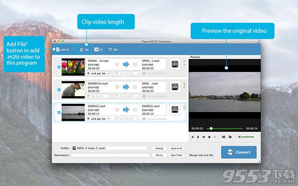 Tipard M2TS Converter Mac版