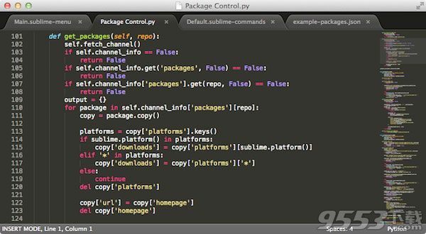 Sublime Text 3 Bulid  mac版