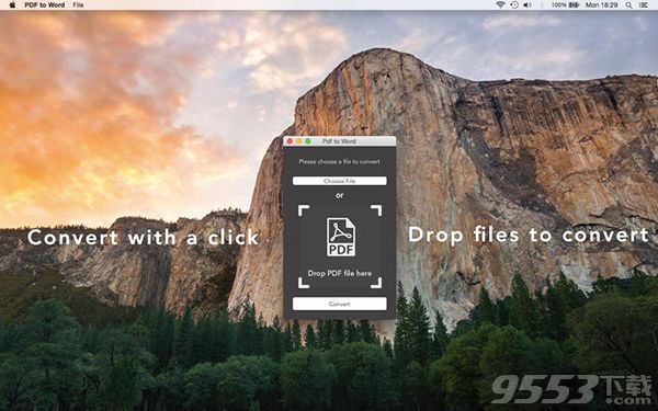 Pdf to Microsoft Word Converter Mac版