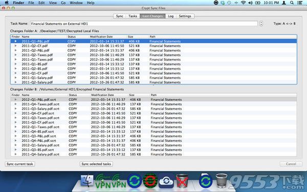 Crypt Sync Files Mac版