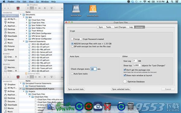 Crypt Sync Files Mac版