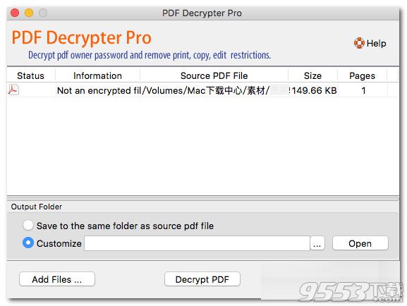 PDF Decrypter Pro for mac破解版