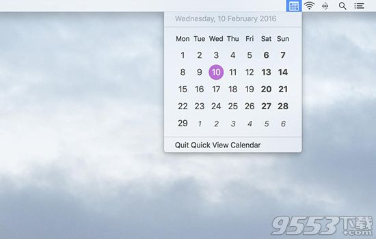 Quick View Calendar Mac版