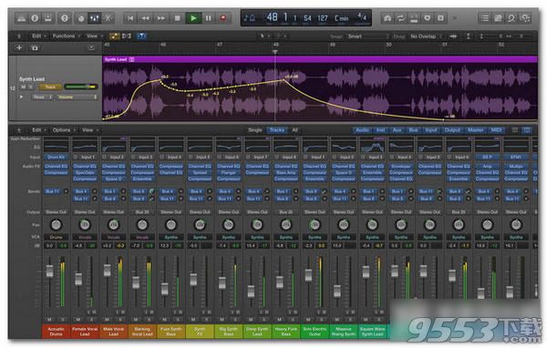 Logic Pro x破解版|Logic Pro x 10.2.4 (音频编辑