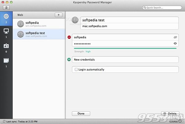卡巴斯基密码管理器 Mac版