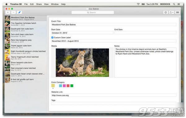 Timeline 3D Mac版