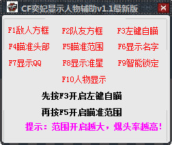 CF奕妃顯示人物輔助