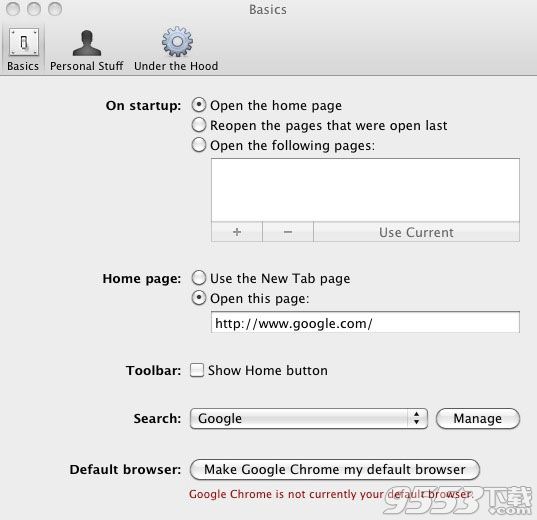 Google Chrome for mac beta版
