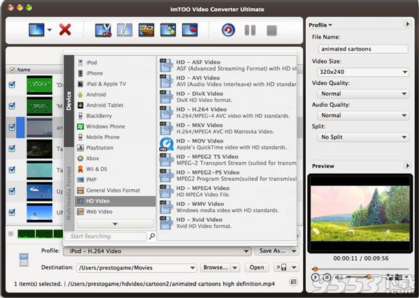 ImTOO Video Converter Ultimate for mac